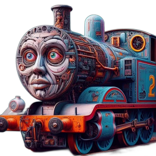face, mask, robot, creature transparent PNG cut-out
