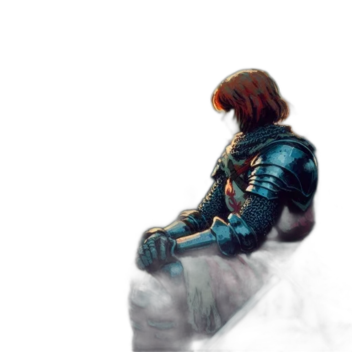 jacket, robot, sword, weapon transparent PNG cut-out