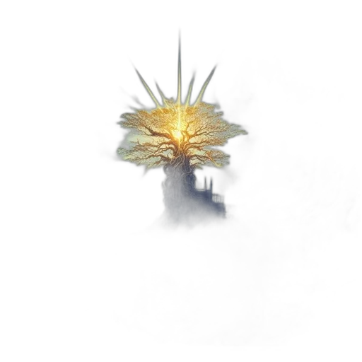 crown, staff, weapon, tree transparent PNG cut-out
