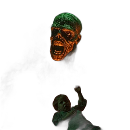 mask, creature, face, staff transparent PNG cut-out
