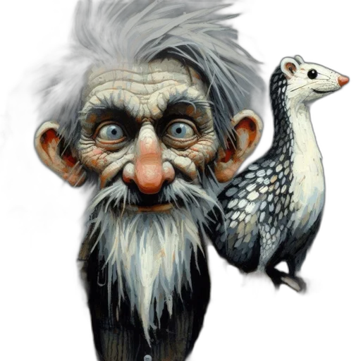 animal, creature, face, concept art transparent PNG cut-out