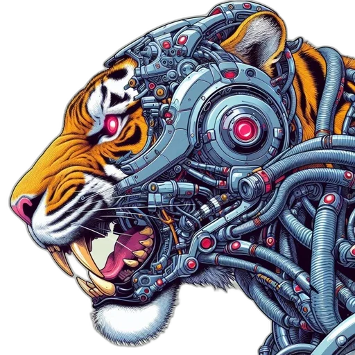 mask, animal, creature, robot transparent PNG cut-out