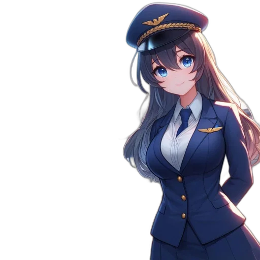 staff, weapon, hat, jacket transparent PNG cut-out