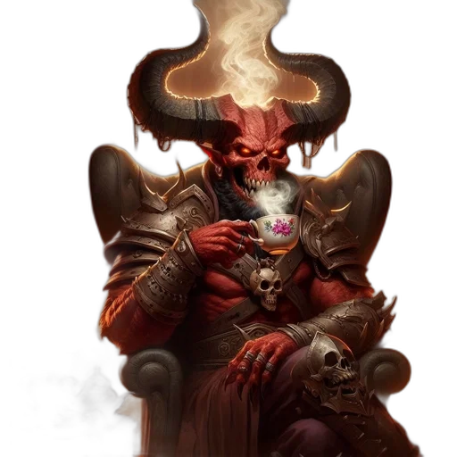 dragon, crown, mask, staff transparent PNG cut-out