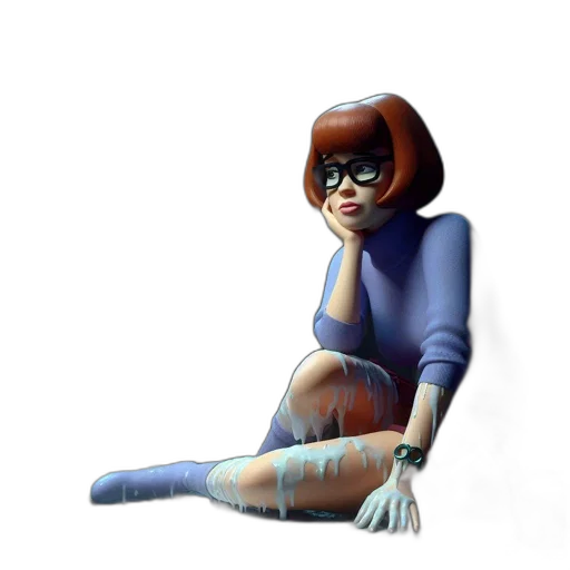 dress, staff, concept art, 3d render transparent PNG cut-out