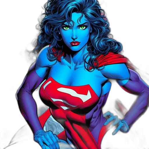 comic book art, concept art, fantasy art, cartoon transparent PNG cut-out