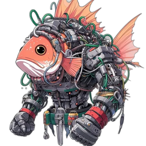 robot, animal, creature, weapon transparent PNG cut-out