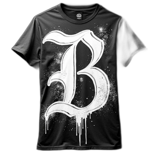 3d render, shirt, white, print transparent PNG cut-out