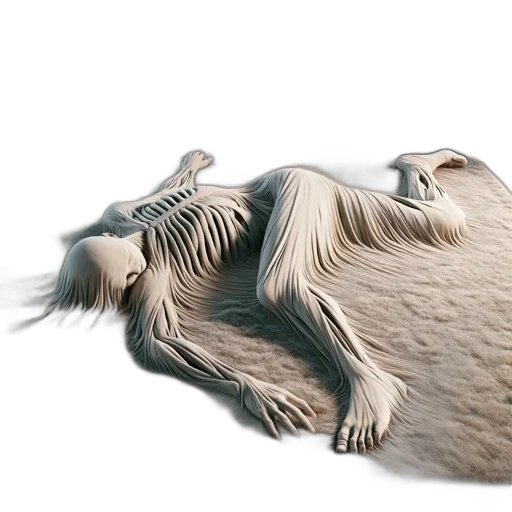 creature, hair, animal, dragon transparent PNG cut-out