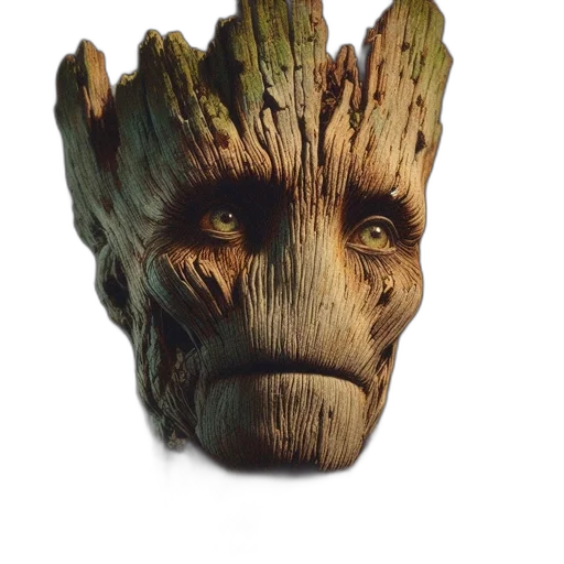 mask, face, tree, creature transparent PNG cut-out