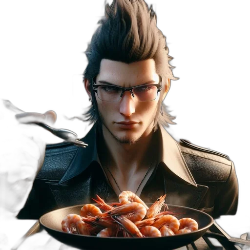 food, jacket, concept art, 3d render transparent PNG cut-out