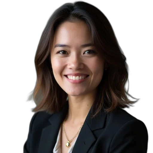 staff, face, jacket, woman transparent PNG cut-out