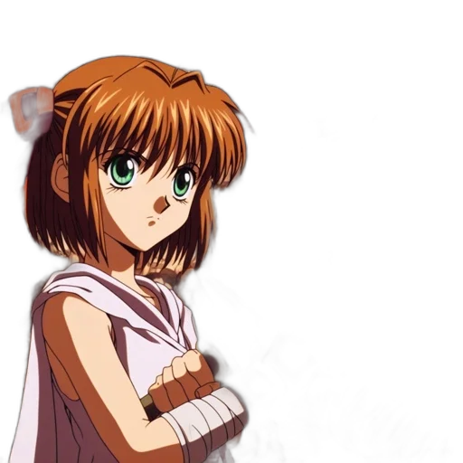 dress, staff, face, anime transparent PNG cut-out
