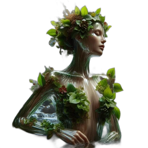 crown, dress, jewelry, fantasy art transparent PNG cut-out