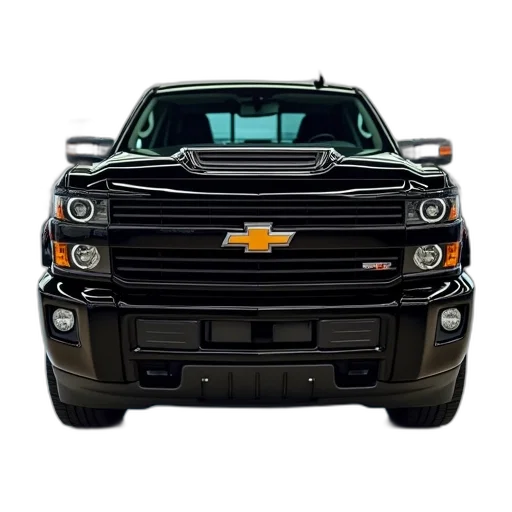 car, photorealistic, black, pickup transparent PNG cut-out