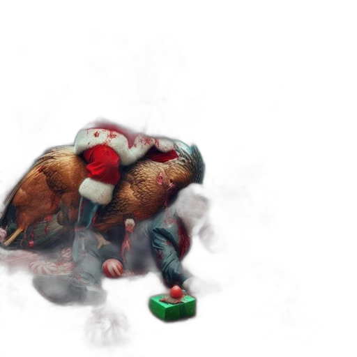 creature, food, concept art, 3d render transparent PNG cut-out