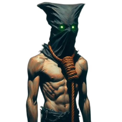 mask, robot, creature, staff transparent PNG cut-out