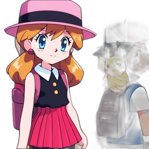 hat, dress, concept art, anime transparent PNG cut-out