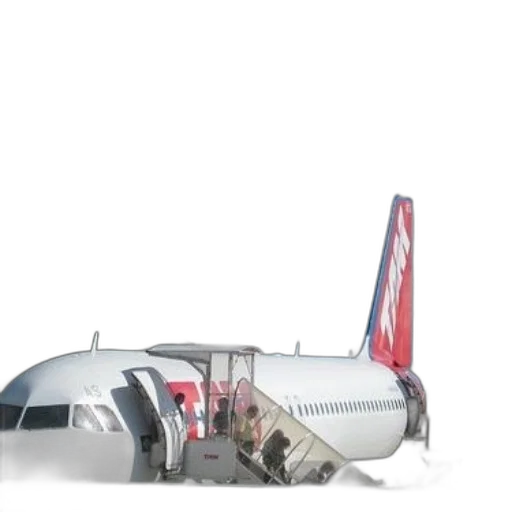 3d render, tam, airlines, airplane transparent PNG cut-out
