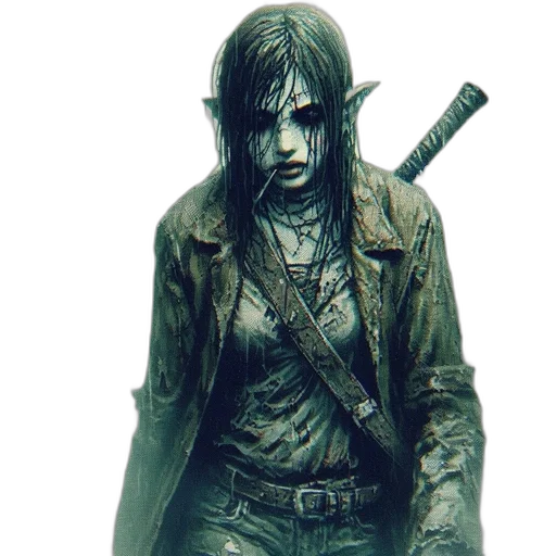 concept art, comic book art, pixel art, photorealistic transparent PNG cut-out