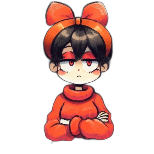creature, cartoon, pixel art, anime transparent PNG cut-out