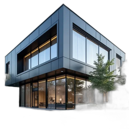 building, 3d render, photorealistic, concept art transparent PNG cut-out