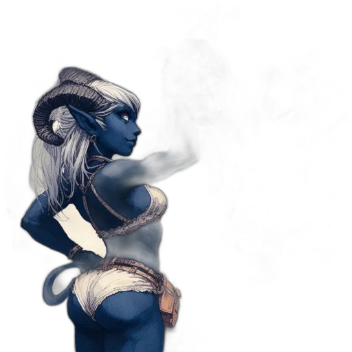 mask, staff, dragon, concept art transparent PNG cut-out