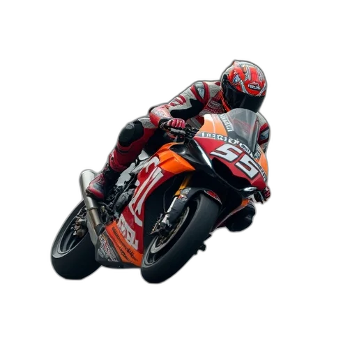 photorealistic, 3d render, concept art, motorcycle transparent PNG cut-out