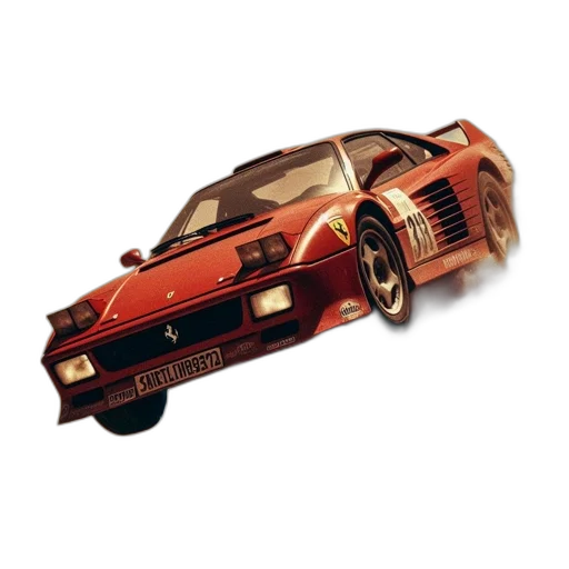 car, weapon, concept art, 3d render transparent PNG cut-out