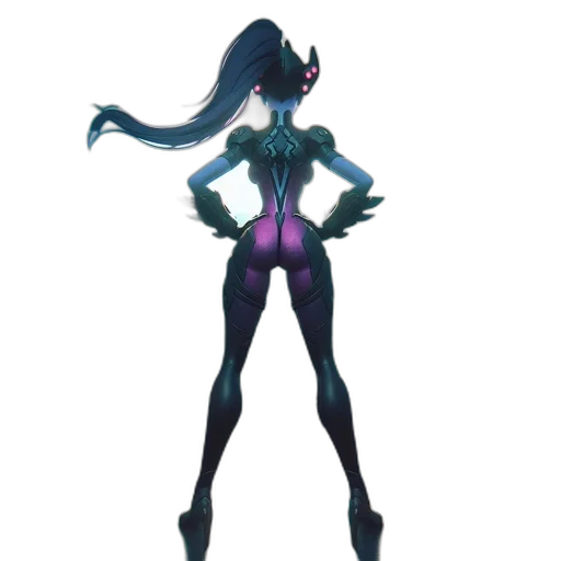 dress, robot, staff, creature transparent PNG cut-out
