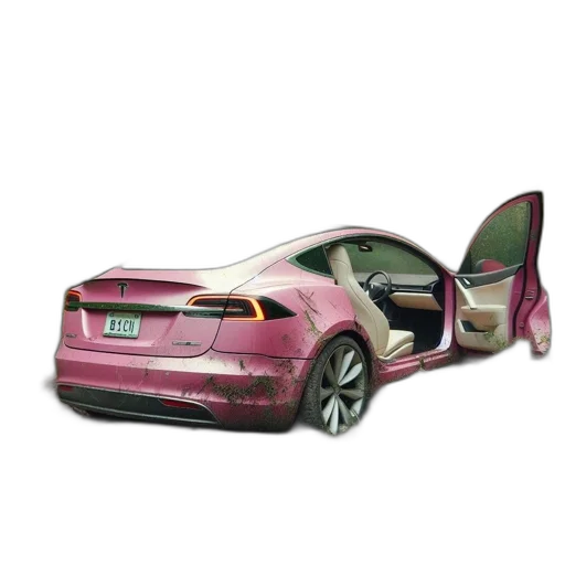 car, robot, concept art, 3d render transparent PNG cut-out