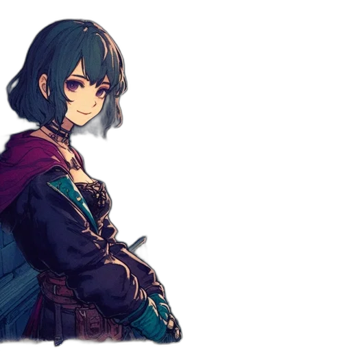 jacket, sword, weapon, staff transparent PNG cut-out