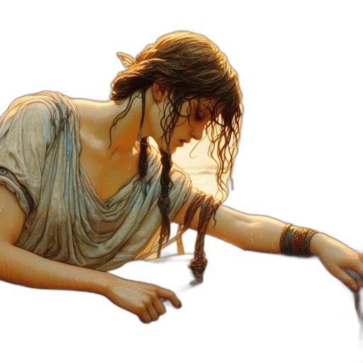 jewelry, photorealistic, oil painting, concept art transparent PNG cut-out