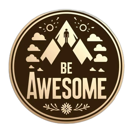 emblem, features, figure, atop transparent PNG cut-out