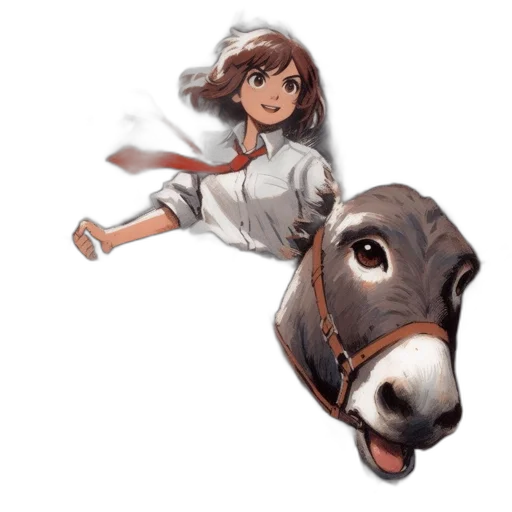 animal, creature, staff, face transparent PNG cut-out