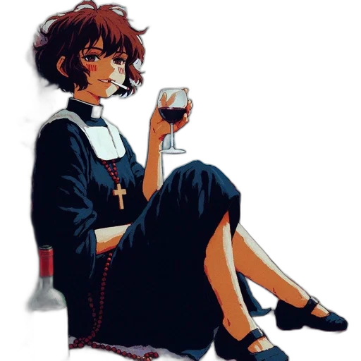 dress, pixel art, concept art, anime transparent PNG cut-out