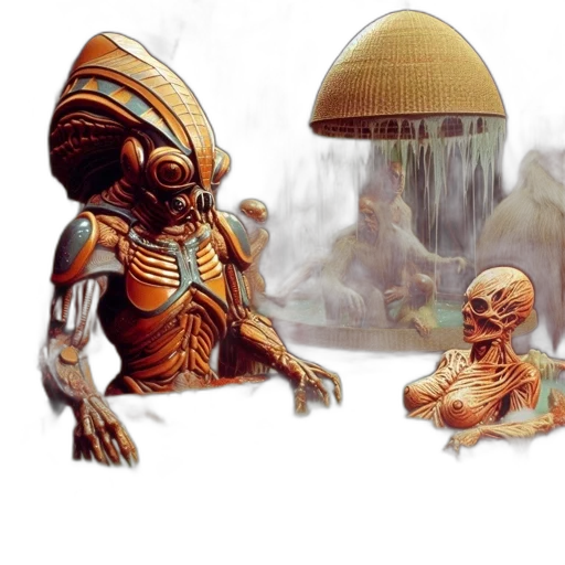 concept art, fantasy art, 3d render, pixel art transparent PNG cut-out
