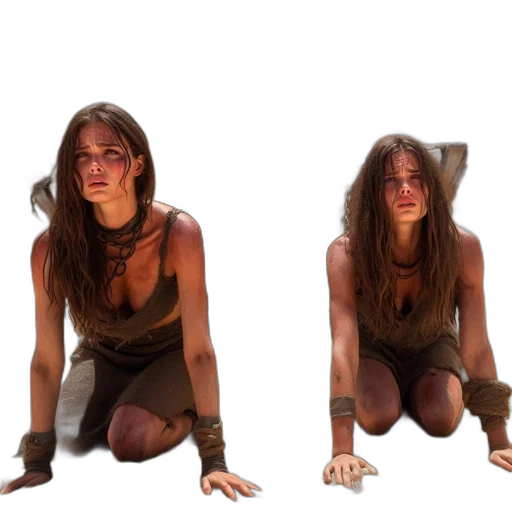 face, creature, hair, dress transparent PNG cut-out