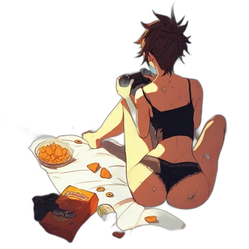 food, concept art, pixel art, anime transparent PNG cut-out