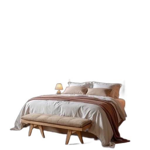 furniture, 3d render, photorealistic, earth tones transparent PNG cut-out