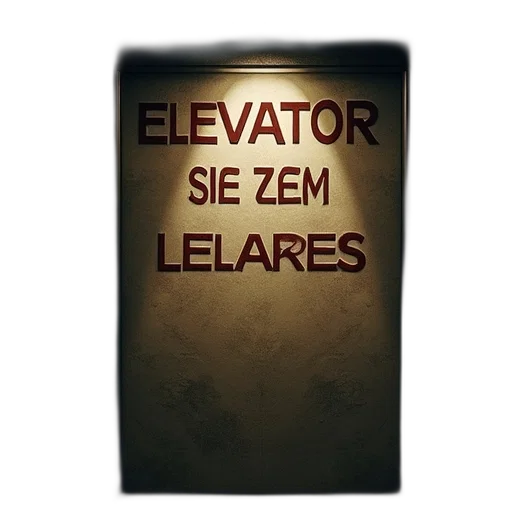 elevator, pitch, text transparent PNG cut-out