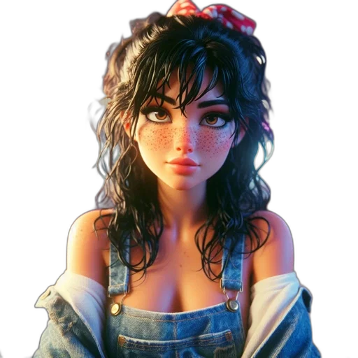 dress, face, crown, jacket transparent PNG cut-out