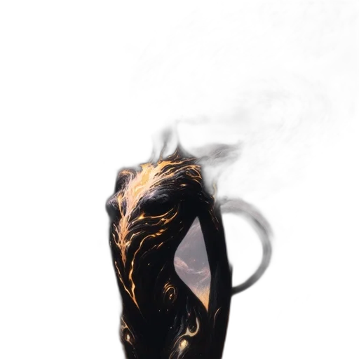 mask, dragon, staff, dress transparent PNG cut-out