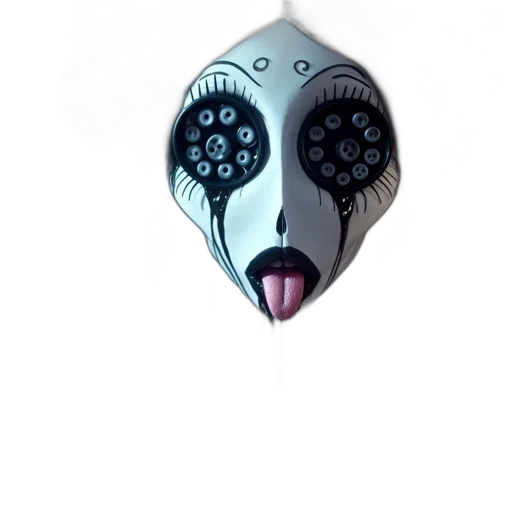 mask, face, jewelry, creature transparent PNG cut-out