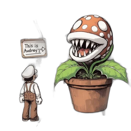 creature, food, robot, flower transparent PNG cut-out