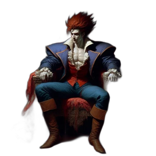 jacket, face, concept art, fantasy art transparent PNG cut-out
