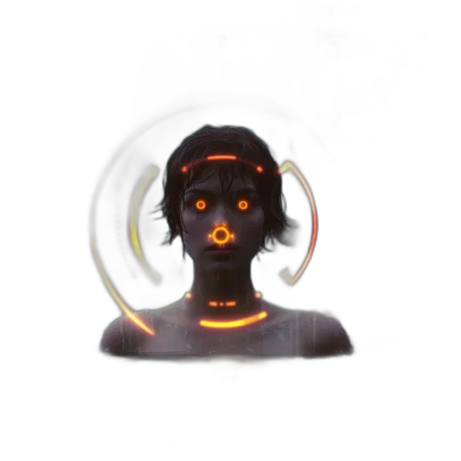 mask, robot, jewelry, staff transparent PNG cut-out