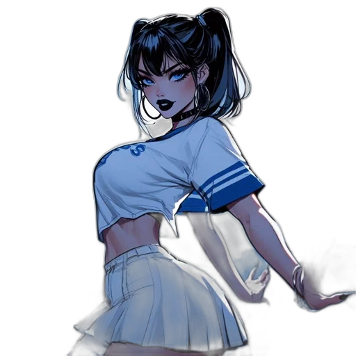 dress, staff, creature, anime transparent PNG cut-out