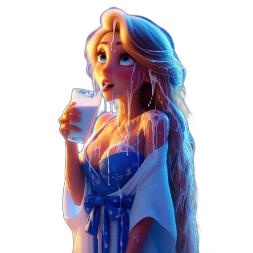 dress, bottle, concept art, fantasy art transparent PNG cut-out