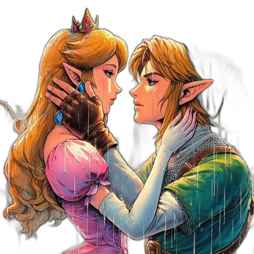 fantasy art, concept art, comic book art, watercolor transparent PNG cut-out
